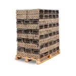 Heizfuxx PiniKay Quadro Holzbriketts Hartholz – 960 kg Palette (96×10 kg), Heizwert ≥4,8 kWh/kg, Vierkant mit Loch – Bild 2