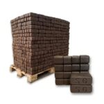 Premium Torfbriketts – 960 kg Palette, Heizwert ca. 5,0 kWh/kg, Torf, Heizbriketts für Kamin & Ofen