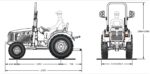 Ferrari Raptor 35 Kompakttraktor 26 PS Diesel – Allrad 12+12 Grundmaschine ohne Bereifung – Bild 5