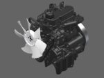TAFE 6028H Kleintraktor 24,5 PS Diesel – Hydrostat Allradtraktor mit Mitsubishi Motor & Zapfwelle – Bild 4